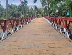TNI dan Kementerian PU Rampungkan Jembatan Bailey Darurat di Aceh Utara