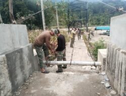 Jembatan Gantung Perintis Terus Dikebut, Akses Warga Segera Terhubung