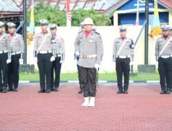 Polres Aceh Jaya Gelar Upacara Hari Juang Polri, Ipda Zandi Erika Jadi Danup