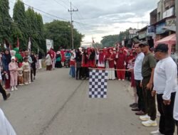 Gerak Jalan Santai Semarakkan HUT RI ke-81, Sekitar 1.200 Warga Kembang Tanjong Antusias Ikuti Kegiatan