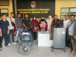 Polresta Banda Aceh Amankan ART Terduga Pelaku Pencurian Emas, Kerugian Korban Capai Rp119 Juta