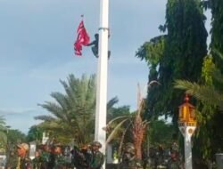 TNI turunkan bendera Bulan Bintang di Masjid Raya Baiturrahman Banda Aceh