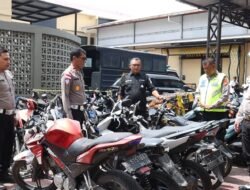 Satlantas Polresta Banda Aceh Sita 80 Sepeda Motor Gunakan Knalpot Brong Selama Juli 2026