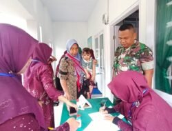Satgas TMMD ke-129 Gandeng DP3AK Gelar Posyandu di Beutong, TNI Pastikan Ibu dan Anak Dapat Layanan Kesehatan Optimal