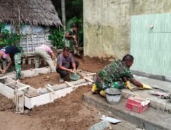Satgas TMMD ke-129 Kodim 0107/Aceh Selatan Rampungkan Fasilitas Air Bersih, Tapak Tower Mulai Dipasang untuk Wujudkan Harapan Warga Aur Pelumat