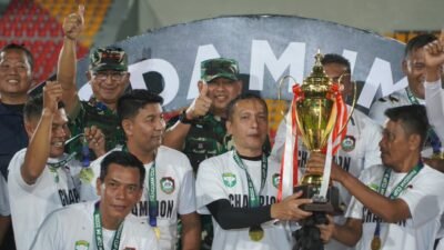 Turnamen Sepak Bola U-43 Se-Aceh Pangdam IM Cup 2026 Resmi Ditutup, Kodim 0110/Abdya Raih Gelar Juara