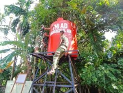Ditunggu Warga, Air Sumur Bor Masjid Aur Pelumat Akhirnya Mengalir