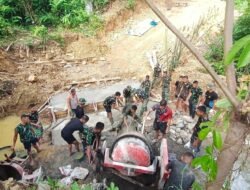 Kejar Target! Satgas TMMD Aceh Selatan Tancap Gas Cor Box Culvert