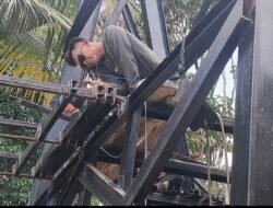 TNI dan Warga Gotong Royong Percepat Pembangunan Jembatan Gantung di Desa Lawe Ger Ger Aceh Tenggara