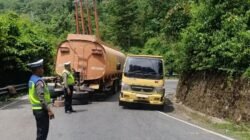 Truk Mogok Ganggu Arus Banda Aceh-Meulaboh, Polisi Bergerak Cepat Cegah Kemacetan