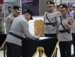 Kapolda Aceh Pimpin Sertijab Dua PJU dan Lima Kapolres Jajaran