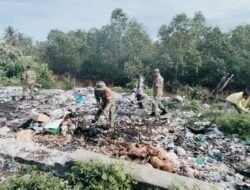 Sambut HUT ke-81 TNI, Kodim 0107/Aceh Selatan Gelar Aksi “TNI Peduli Sampah”