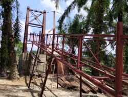 Progres Pembangunan Jembatan Gantung Desa Serasah Capai 36,15 Persen, TNI dan Masyarakat Gotong Royong Percepat Pekerjaan